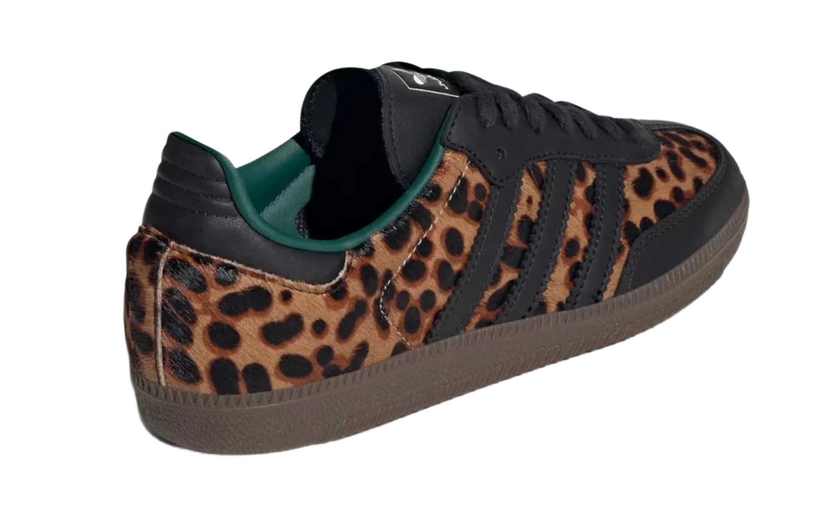 Adidas Samba OG Black Green Leopard (Women's)