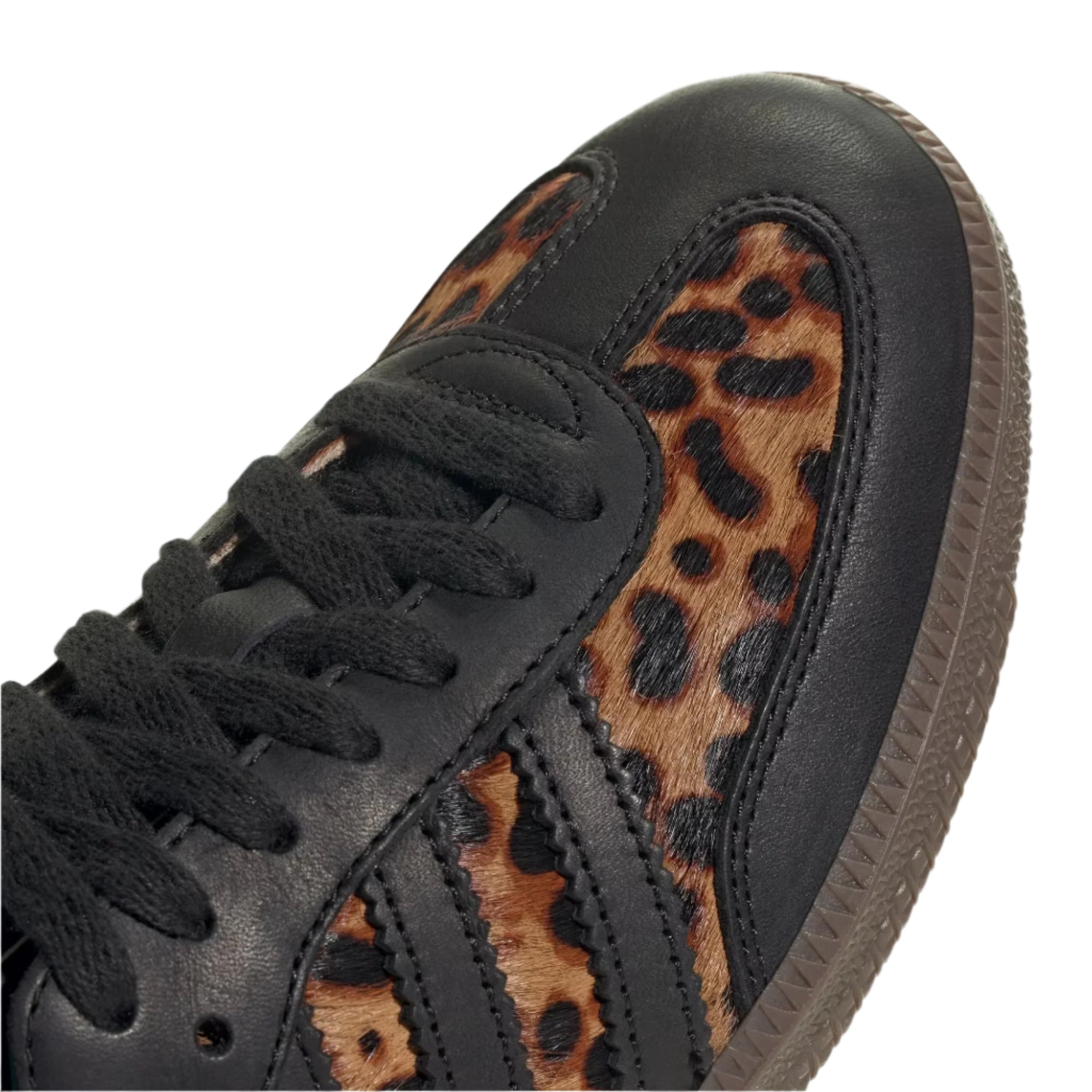 Adidas Samba OG Black Green Leopard (Women's)