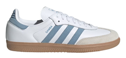 Adidas Samba OG White Alumina Ash Blue (Women's)
