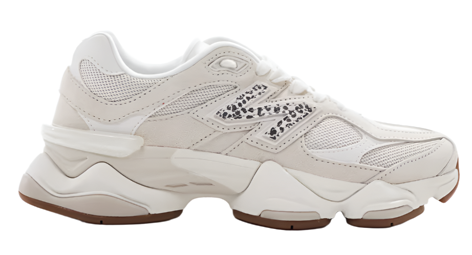 New Balance 9060 Beige Leopard Print