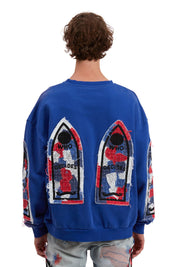 Who Decides War Glory Fabricated Pullover Blue