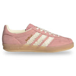 Pink Adidas Gazelle sneaker on a white background - Image 1
