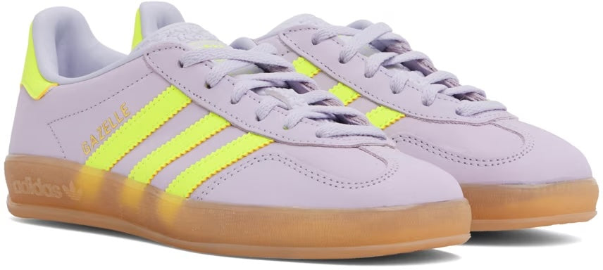 Adidas Gazelle Indoor Silver Dawn Solar Yellow (Women's)