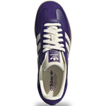Purple Adidas sneaker with white laces on a white background - Image 4