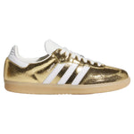 Adidas Samba OG Gold Metallic Cracked Leather (Women's) - Image 1