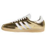 Adidas Samba OG Gold Metallic Cracked Leather (Women's) - Image 3