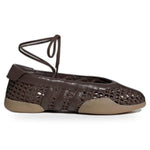 adidas-taekwondo-mei-ballet-basketweave-brown-gum-womens - Image 1