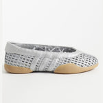 adidas-taekwondo-mei-ballet-basketweave-silver-gum-womens - Image 1