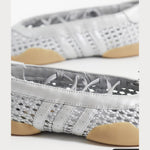 adidas-taekwondo-mei-ballet-basketweave-silver-gum-womens - Image 2