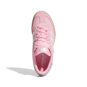 Pink Adidas sneaker on a white background
