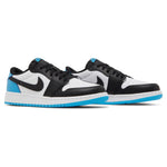 Air Jordan 1 Retro Low OG Black Dark Powder Blue (GS) - Image 2