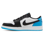 Air Jordan 1 Retro Low OG Black Dark Powder Blue (GS) - Image 3