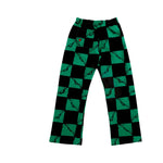 ANTI PROMO Sweatpants Green Black - back view - Image 2