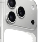 Close-up of a smartphone with camera lenses on a white background - Image 3