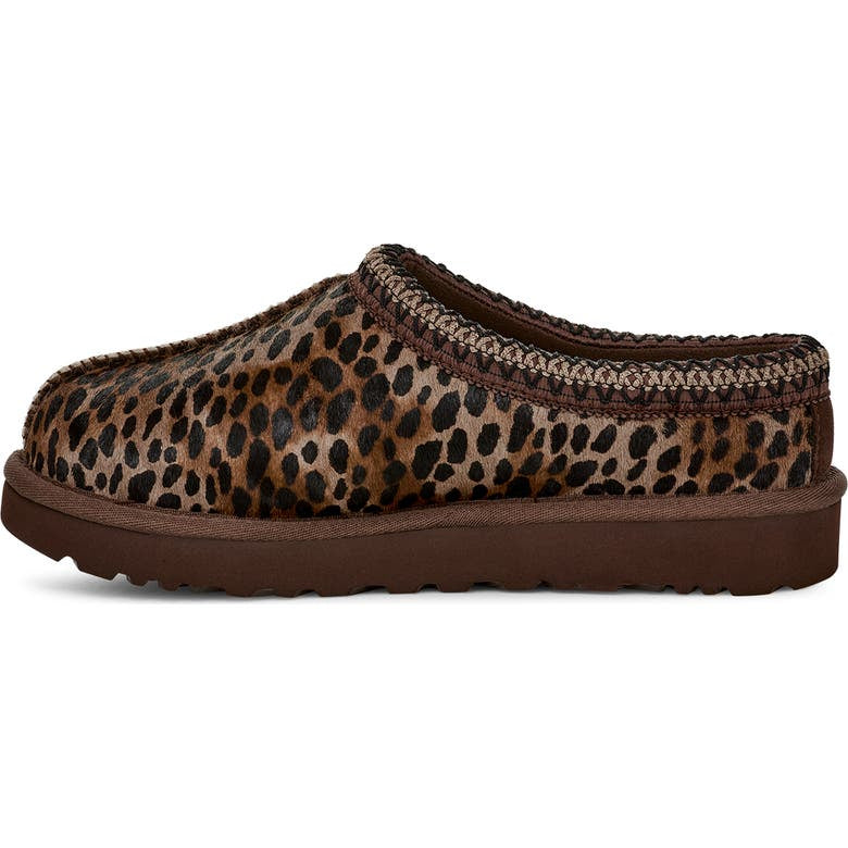 UGG Tasman Slipper Caspian Leopard Print Burnt Cedar (Women's)