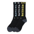 Chrome Hearts 3 Pack CH Logo Socks Black