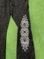 Chrome Hearts Cemetery Cross Sweatpants Black - Supra Sneakers - Image 5