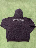 Chrome Hearts Cemetery Cross Zip-Up Hoodie Black - Supra Sneakers - Image 6