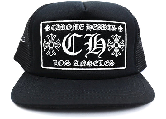 Chrome Hearts CH Los Angeles Trucker Hat Black - Supra Sneakers