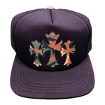 Chrome Hearts King Taco Camo Cross Trucker Hat Black - Supra Sneakers - Image 1