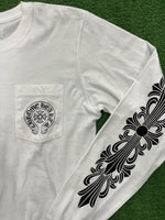 Chrome Hearts Las Vegas L/S T-shirt White - Supra Sneakers - Image 6