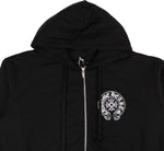 Chrome Hearts Los Angeles Horseshoe Zip-Up Hoodie Black - Supra Sneakers - Image 3