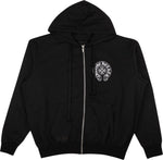 Chrome Hearts Los Angeles Horseshoe Zip-Up Hoodie Black - Supra Sneakers - Image 1