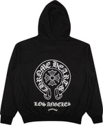 Chrome Hearts Los Angeles Horseshoe Zip-Up Hoodie Black - Supra Sneakers - Image 2