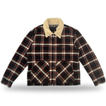 Chrome Hearts Black Sheep Plaid Fleece Jacket - Supra Sneakers - Image 1
