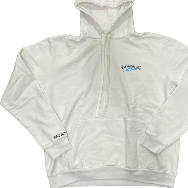 Chrome Hearts St. Barth Horseshoe Pullover Hoodie White - Supra Sneakers