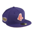 New Era 59Fifty Boston Red Sox Casquette alternative avec patch de la Série mondiale 2004 - Violet