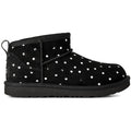 UGG Classic Ultra Mini Shiny Dots Boot Black (Big Kids)