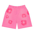 Denim Tears Mono Cotton Wreath Sweat Shorts Pink