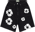 Denim Tears The Cotton Wreath Jean Short Black