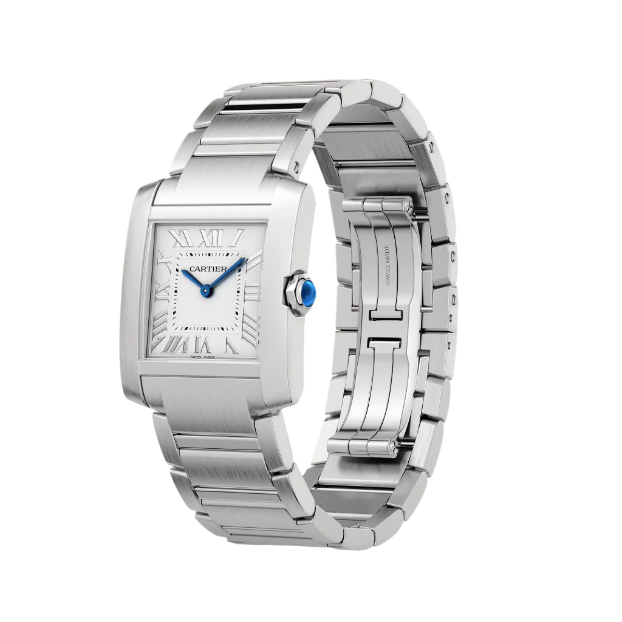 Cartier Tank Française Watch, Medium Model, Quartz Movement, Steel