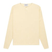 Fear of God Essentials 保暖亨利领长袖T恤 奶油色