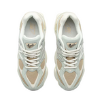 Pair of white sneakers with heart patterns on a white background - Image 4