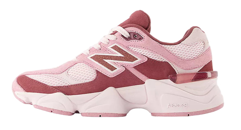 New Balance 9060 Pink Granite Washed Burgundy (GS)