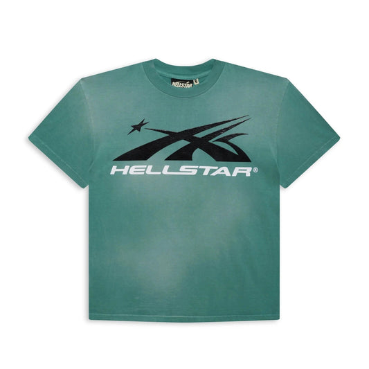 Hellstar Sports Logo T-Shirt Green - Supra Sneakers