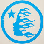 Hellstar Studios Classic Gel T-Shirt Beige & Light Blue - Image 3