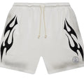 Hellstar Flame Shorts Weiß & Grau