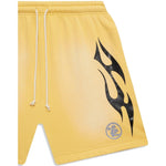 Hellstar Studios Flame Shorts Yellow - Image 3
