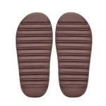 Pair of brown slippers on a white background - Image 5