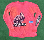 Travis Scott O2 Live Long-Sleeve Pink Tie-Dye, T-Shirt - Supra Sneakers - Image 9