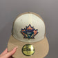 New Era 59 Fifty Sugar Shack 2.0 Toronto Blue Jays 25th Anniversary Patch Rail Hat - White, Tan, Lavender, Hat - Supra Sneakers
