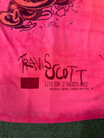 Travis Scott O2 Live Long-Sleeve Pink Tie-Dye, T-Shirt - Supra Sneakers - Image 3