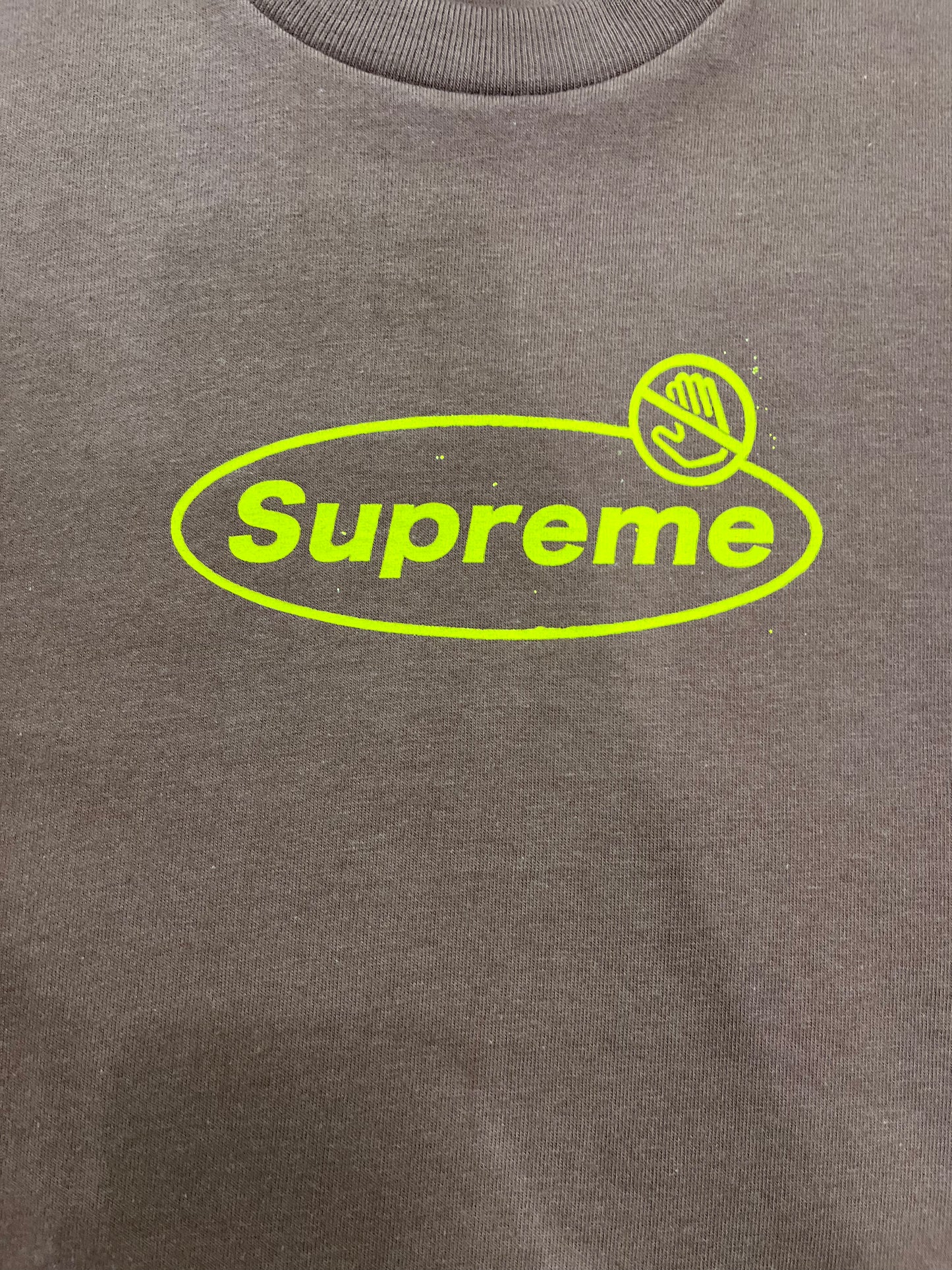 Supreme Warning Tee Brown, T-Shirt - Supra Sneakers