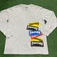 Supreme Thrasher Multi Logo L/S Tee Ash Grey, T-Shirt - Supra Sneakers