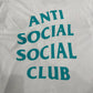 Anti Social Social Club Logo Tee White / Teal, T-Shirt - Supra Sneakers