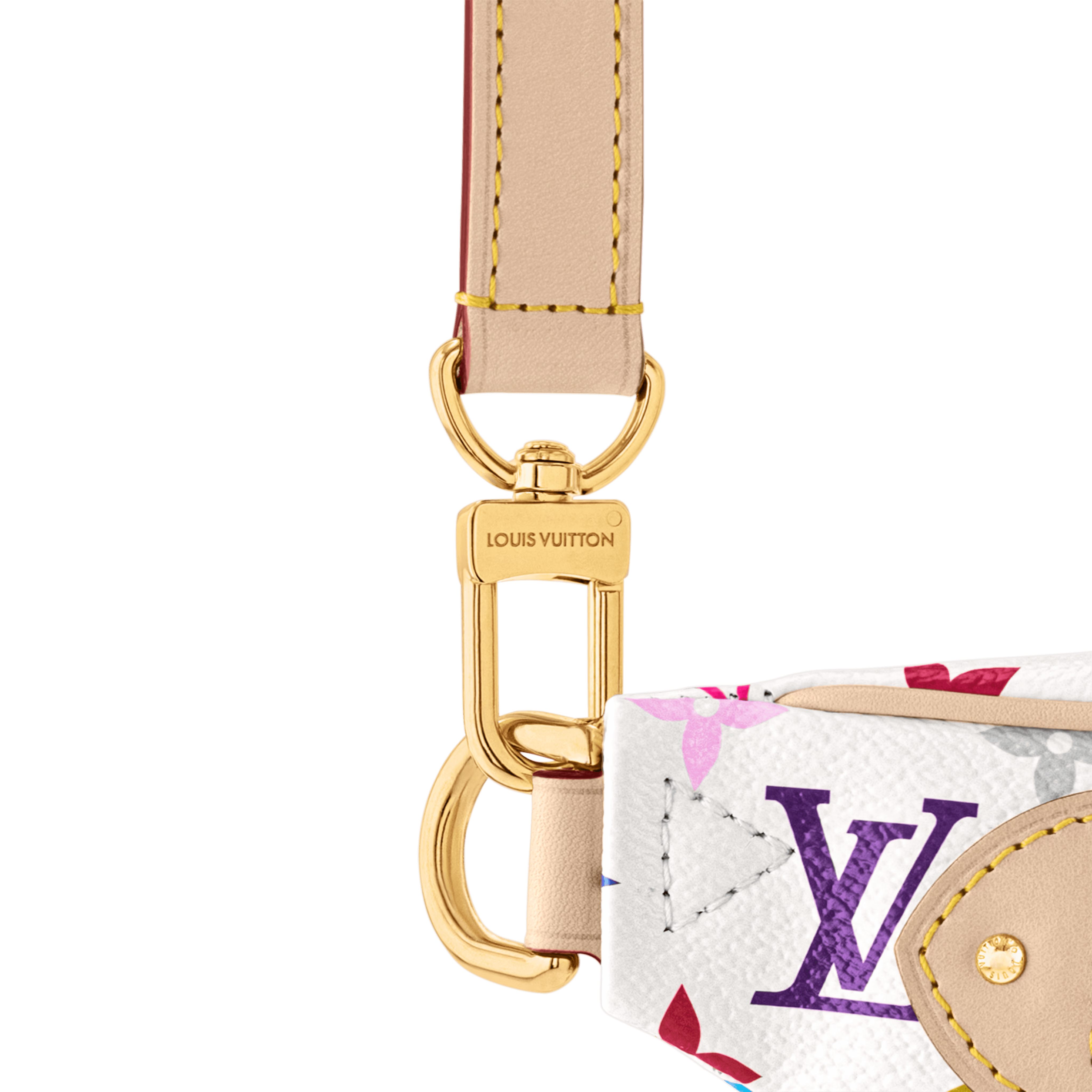 Louis Vuitton x Takashi Murakami High Rise White Multicolored